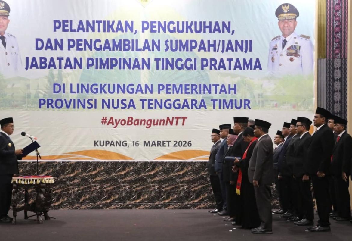 Pelantikan & Pengukuhan JPTP Provinsi NTT 2026